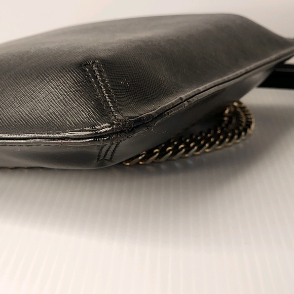 Ted Baker London Crossbody Shoulder  Bag - Black w/GoldtoneChain Removable strap - Picture 11 of 15